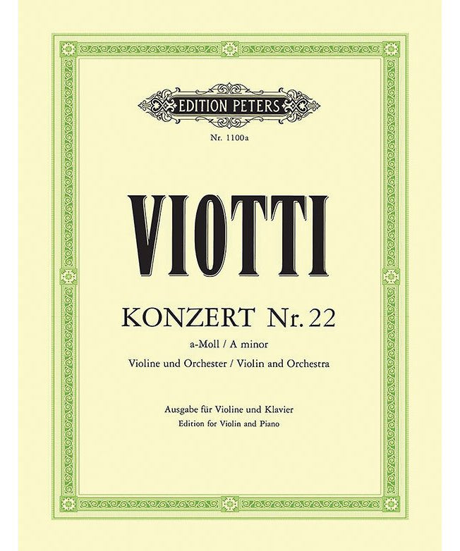 Viotti, G.B. - Violin Concerto No. 23 in G - Remenyi House of Music