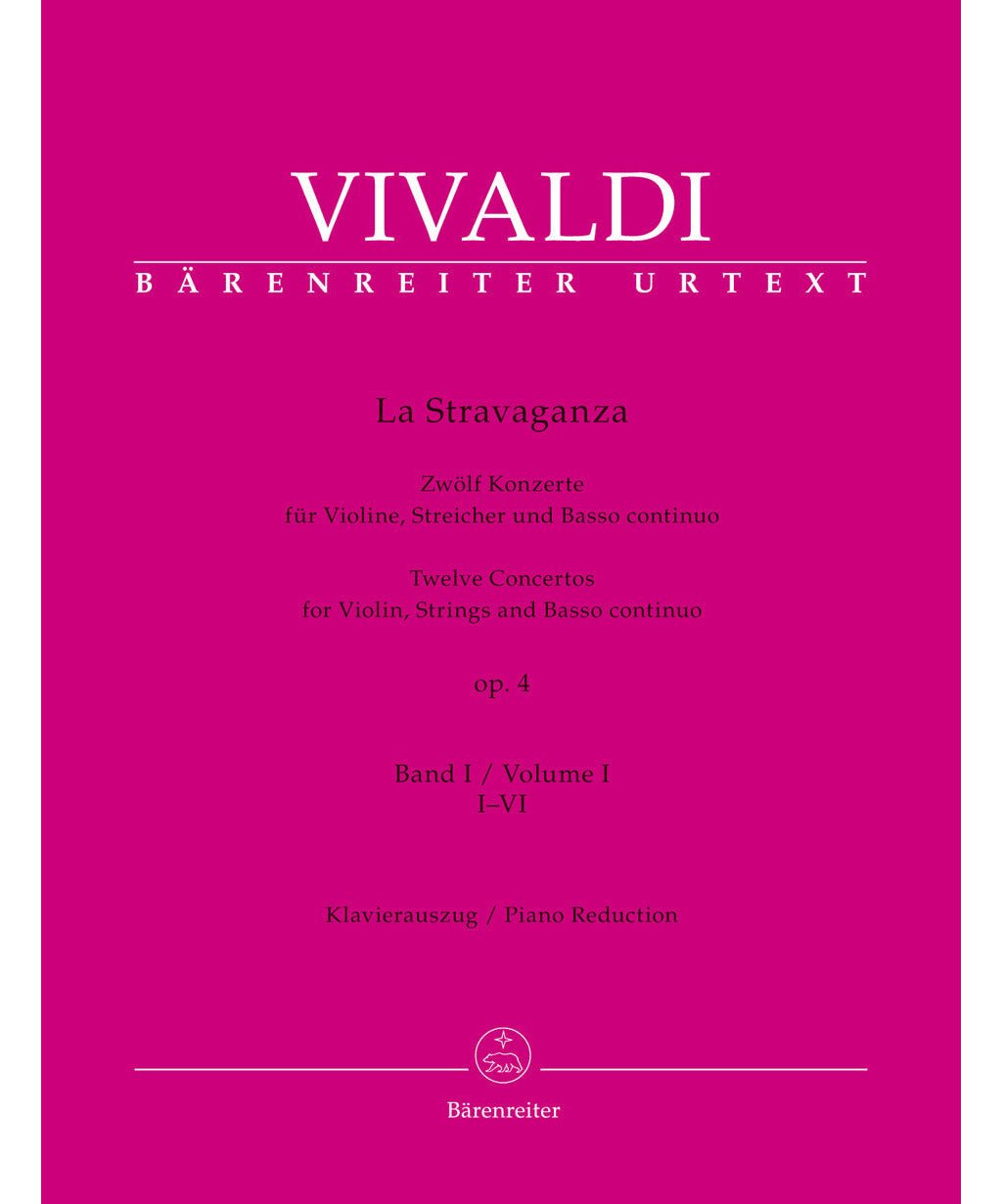 Vivaldi, A. - 12 Violin Concertos 'La Stravaganza' (Op. 4 Vol. 1 I - VI) - Remenyi House of Music