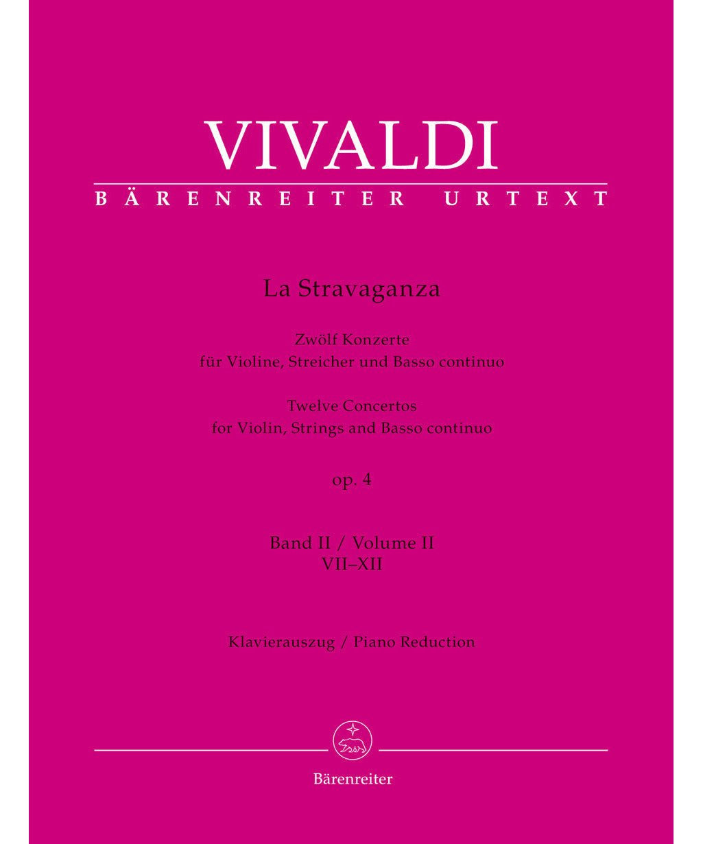 Vivaldi, A. - 12 Violin Concertos 'La Stravaganza' (Op. 4 Vol. 2 VI - XII) - Remenyi House of Music