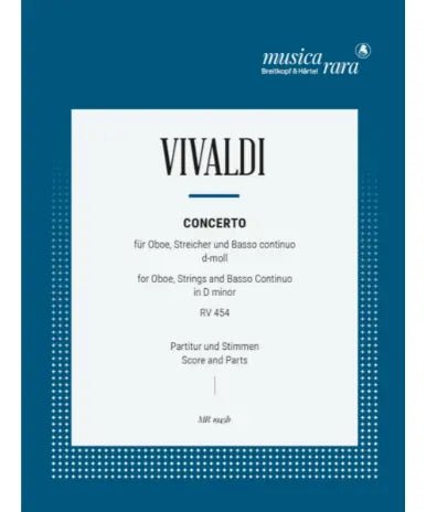 Vivaldi A. - Oboe Concerto in D - RV 454 - Remenyi House of Music