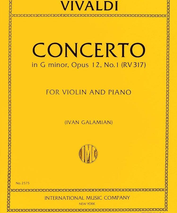Vivaldi A. - Violin Concerto in G, Op. 12 No. 1, RV 317 - Remenyi House of Music