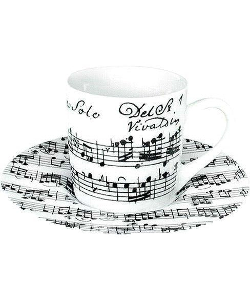 Vivaldi Libretto White Espresso Cup - Remenyi House of Music