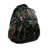 Coloured Notes Backpack - Black