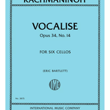 Vocalise, Op. 34, No. 14 for Six Cellos - Remenyi House of Music
