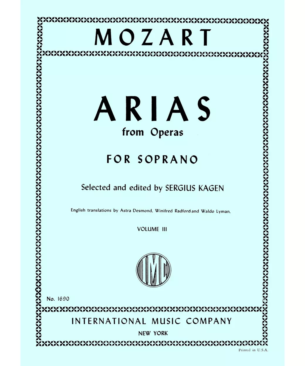 Volume III - Soprano - Remenyi House of Music