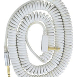 VOX VCC90WH 29.5 Ft. White High Quality Coiled Guitar Cable with Mesh Bag - Remenyi House of Music