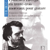 Le meilleur de Francisco Tárrega en 33 pièces pour guitare