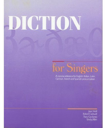 Wall/Caldwell/Allen - Diction For Singers - Remenyi House of Music