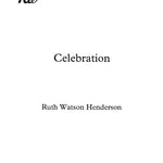 Watson Henderson R. - Celebration - Remenyi House of Music