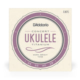 D'ADDARIO CONCERT TITANIUM UKULELE STRING SET