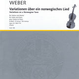 Weber, C.M. - Variations on a Norwegian Tune, Op. 22 - Remenyi House of Music