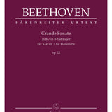 Beethoven L. - Sonate pour piano en Sib Op 22