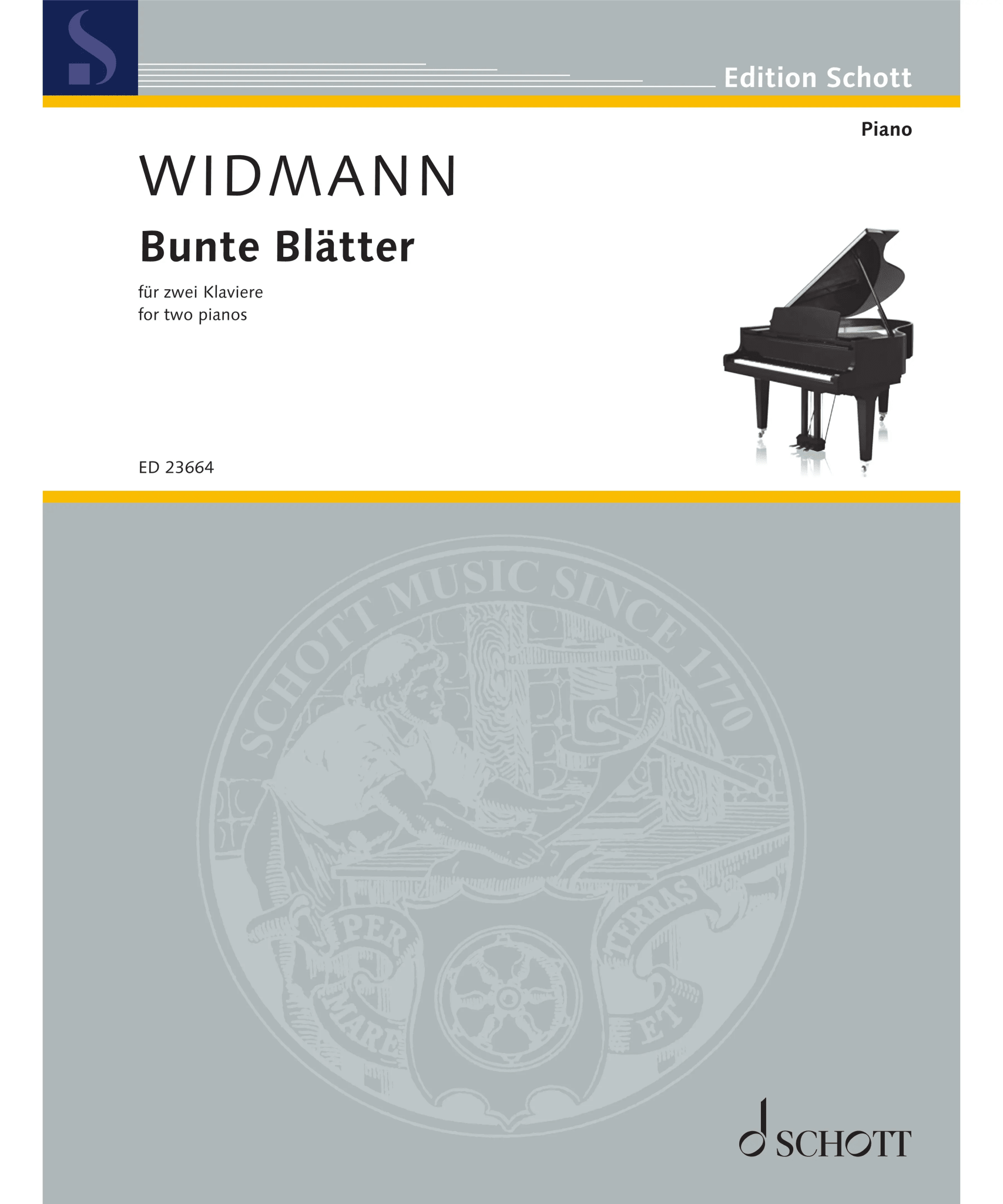 Widmann, J. - Bunte Blätter (Colorful Leaves) - Remenyi House of Music