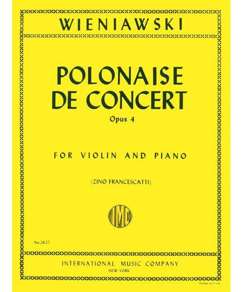Wieniawski H. - Polonaise in D Op 4 - Remenyi House of Music