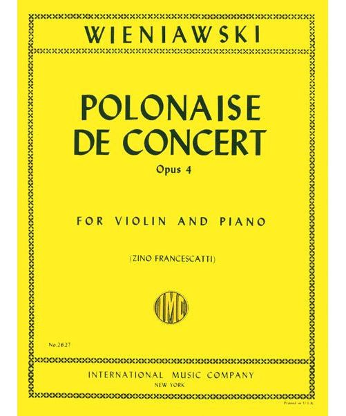 Wieniawski H. - Polonaise in D Op 4 - Remenyi House of Music