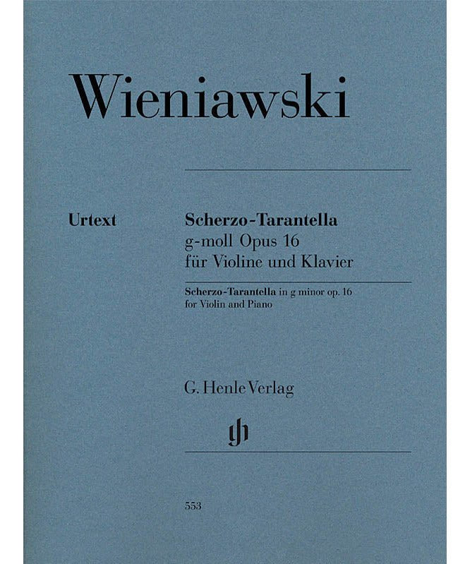 Wieniawski, H. - Scherzo - Tarantella in G minor, Op. 16 - Remenyi House of Music