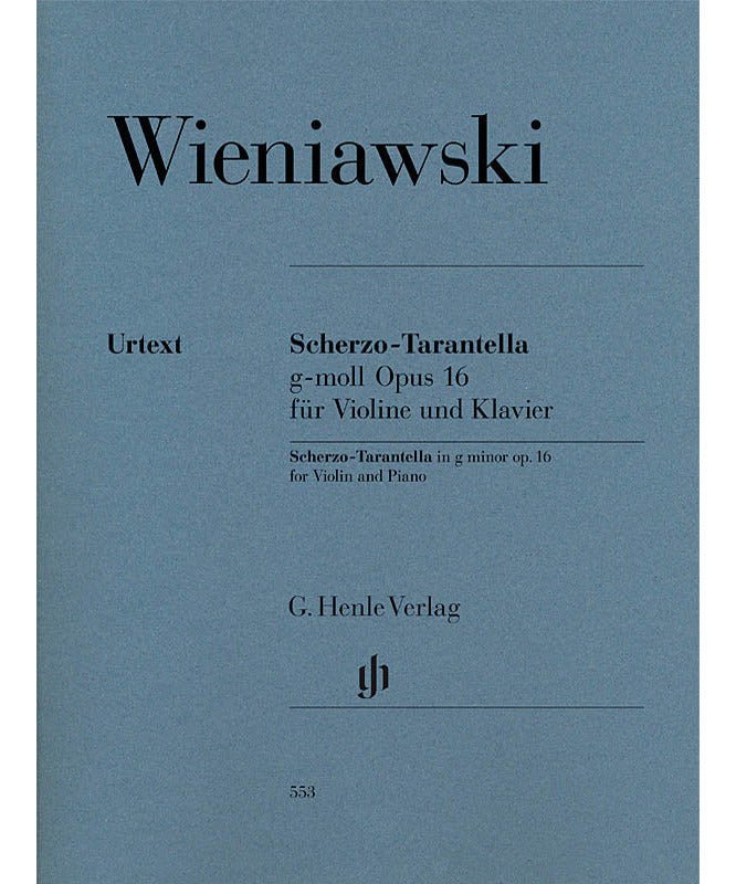 Wieniawski, H. - Scherzo - Tarantella in G minor, Op. 16 - Remenyi House of Music