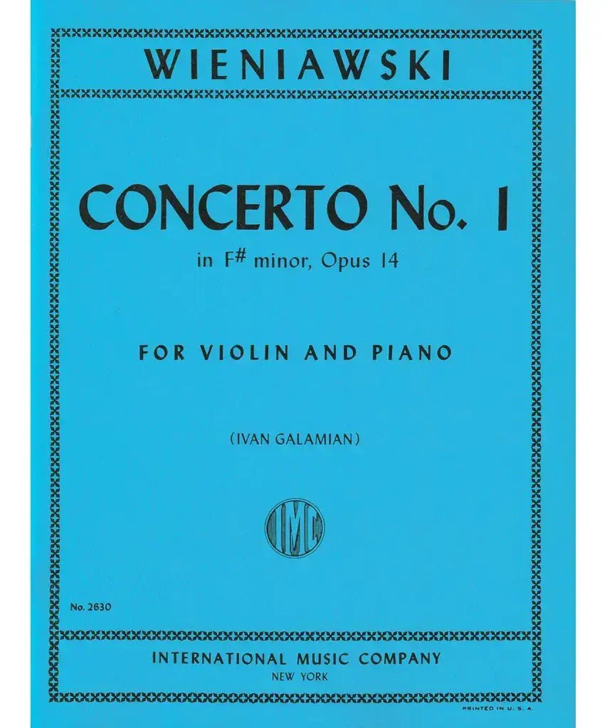 Wieniawski H. - Violin Concerto No. 1 in F - Sharp Minor, Op. 14 - Remenyi House of Music
