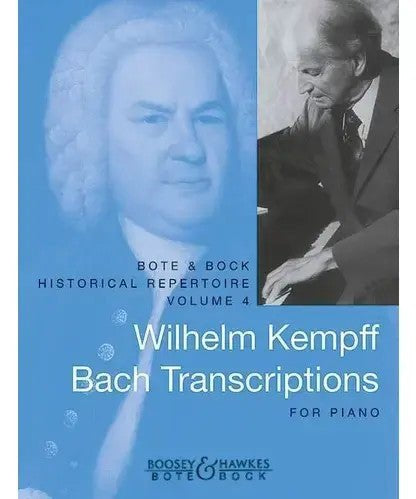 Wilhelm Kempff Bach Transcriptions for Piano - Remenyi House of Music