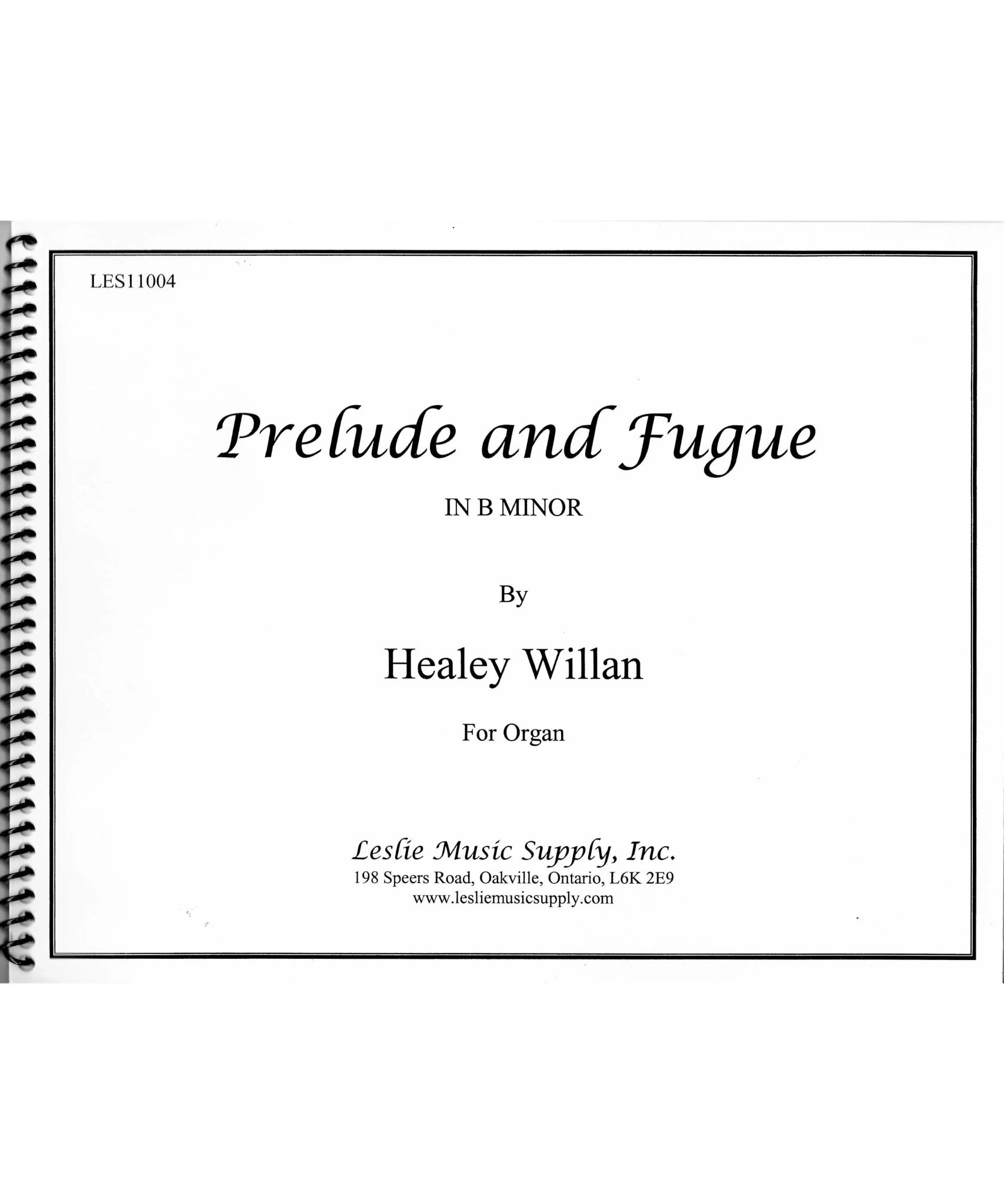 Willan, H. - Prelude & Fugue in B Minor - Remenyi House of Music