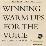 Winning Warm - Ups for the Voice CD - Male Medium - Low - Remenyi House of Music