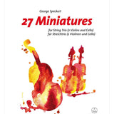 Speckert: 27 Miniatures for String Trio