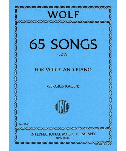 Wolf H. - 65 Songs - Low - Remenyi House of Music