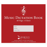 Dictation Book, 6 Stave, 48 pages