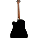 Washburn Heritage HD10SCE Acoustic-Electric Guitar - Black