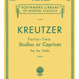 Kreutzer - 42 études ou caprices