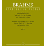 Brahms J. - Scherzo In C-From The F A E Sonata Woo 2