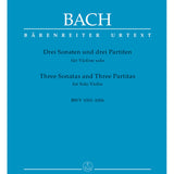 Bach - Trois sonates et trois partitas pour violon seul BWV 1001-1006