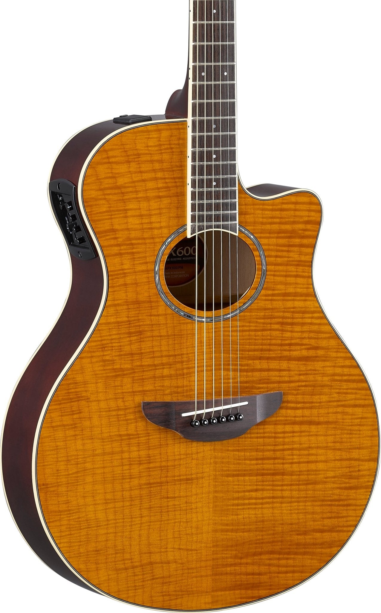 Yamaha APX600FM Acoustic Guitar - Maple Amber - Remenyi House of Music