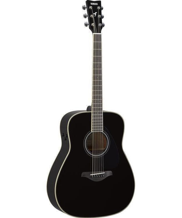 Yamaha FG - TA TransAcoustic Dreadnought Acoustic - Electric Guitar - Black - Remenyi House of Music