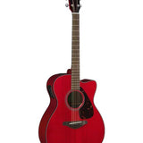 Yamaha FSX800C Folk Guitar - Ruby Red - Remenyi House of Music