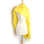 Yellow Pashmina Scarf - Remenyi House of Music