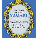 Mozart WA - Symphonies 1 à 21 - Partition intégrale