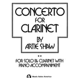 Artie Shaw - Concerto pour clarinette