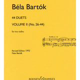 Béla Bartók - 44 Duets