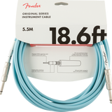 Fender Original Series Instrument Cable, 18.6', Daphne Blue