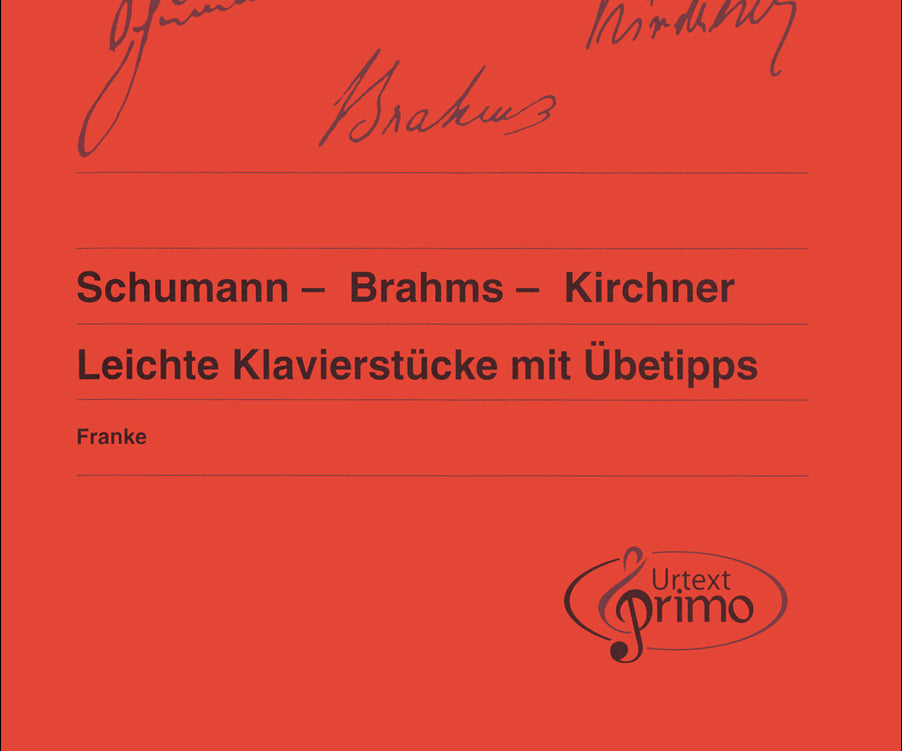 Volume 4 combines works of the German Romanticism by Schumann, Brahms and Theodor Kirchner. Apart from well known pieces from Schumann's 'Album for the Youth' and the easiest waltzes from opus 39 (in the easier version) by Brahms, the selection contains the attractive set of variations from Schumann's first Youth Sonata Op. 118/1 and Brahms' Saraband in A minor WoO 5/1 as well as a number of pleasant pieces by Theodor Kirchner which continue the tonal air of Schumann and Brahms in easy playable pieces. E...