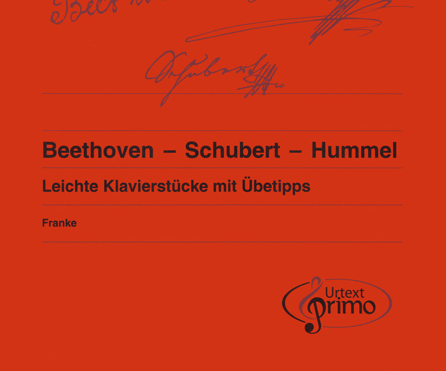 Vienna Urtext again selects easier original piano pieces from two composers whom every piano student must play, and another composer with whom every piano student should be familiar. These 26 pieces are designed to span the average two-year progress for advancing students, as well as familiarizing them with the classics by the masters. Each volume of the Urtext Primo series is available in two choices: German/English or French/Spanish text. For intermediate pianists. English/German version. 